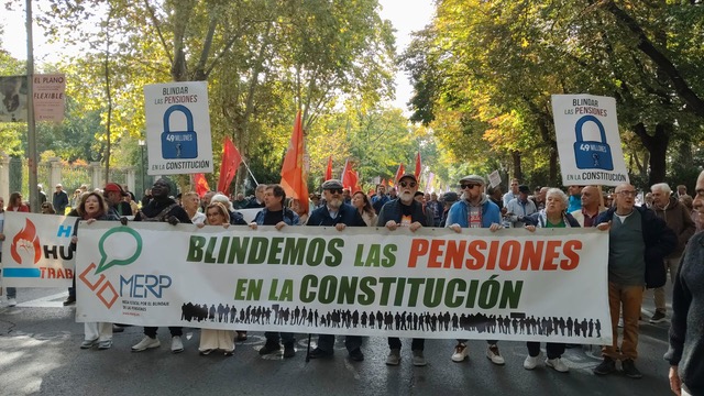 Manifestación por el Blindaje Constitucional de las Pensiones del 24 de octubre en Madrid