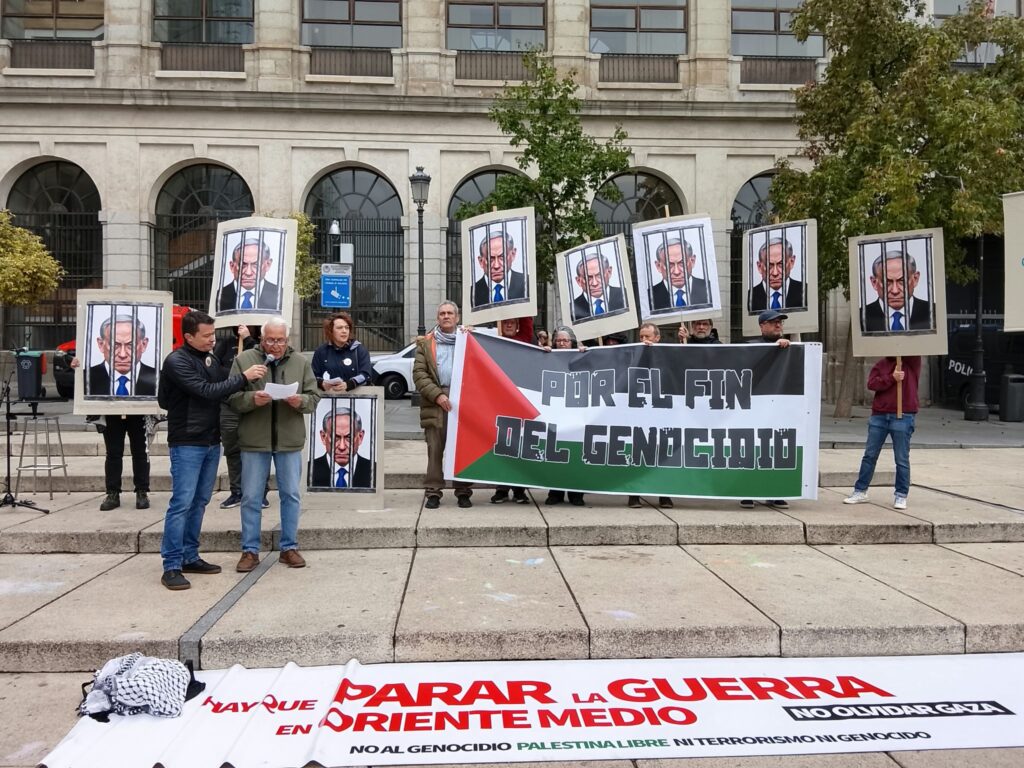 Concentración por el fin del genocidio y para parar la guerra